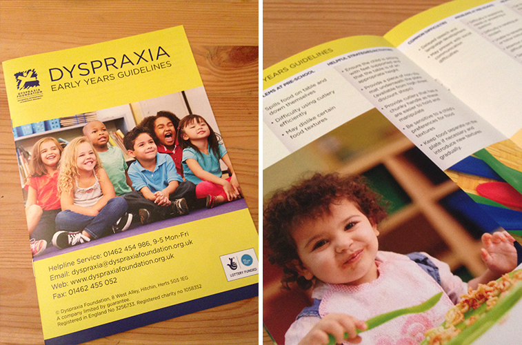 Dyspraxia booklet design