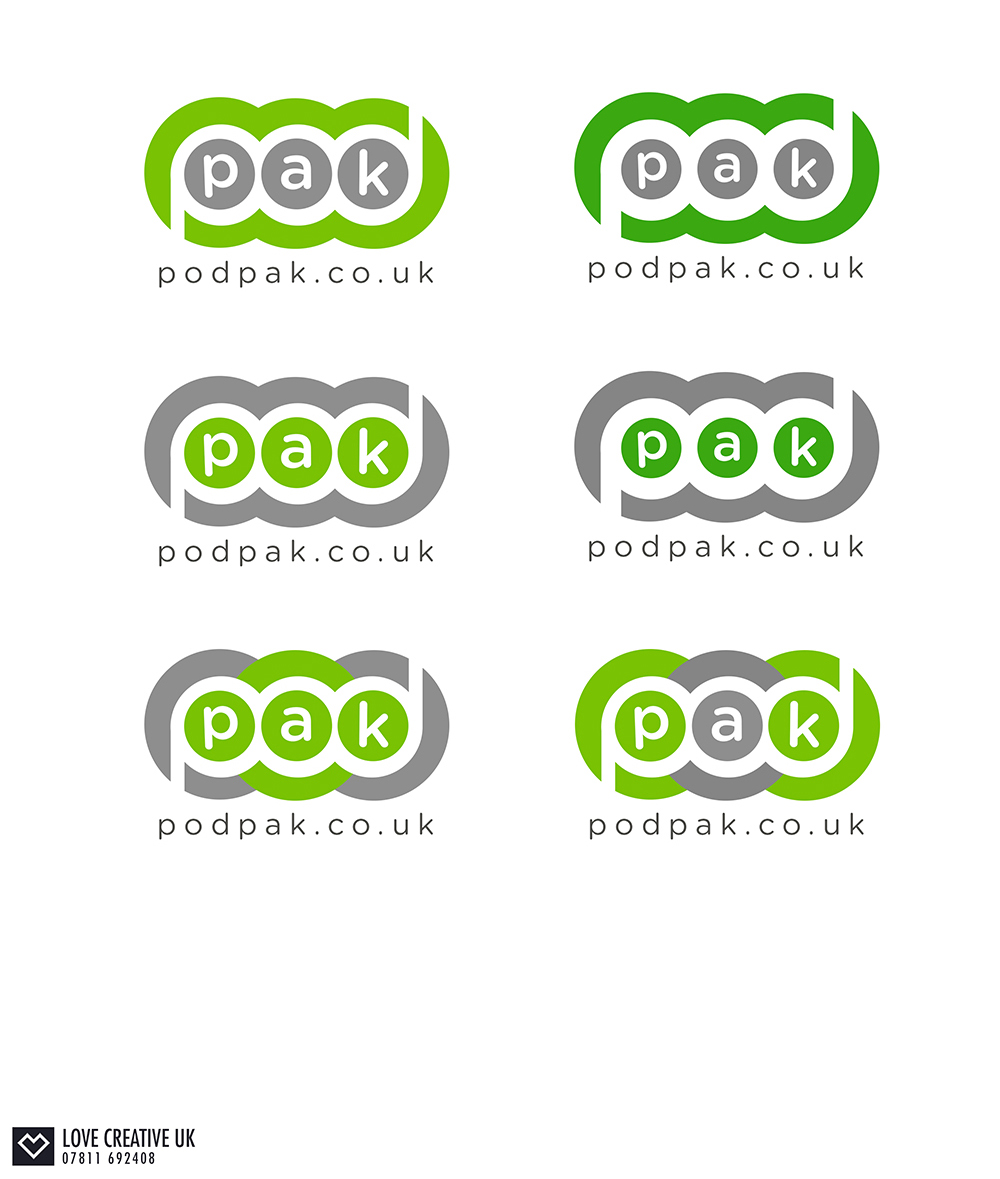 Podpak logo development