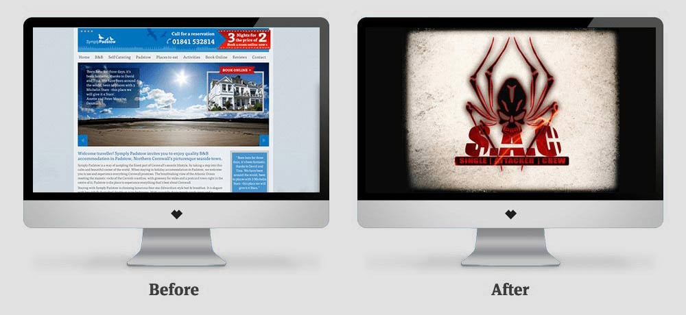 Hacked Website Homepage