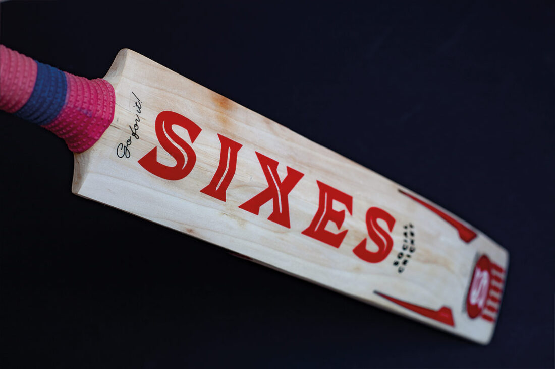 Sixes Cricket bat Stickers