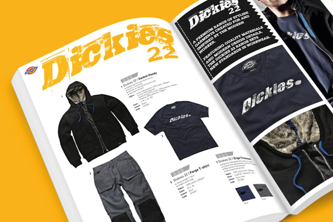 Dickies catalogue design