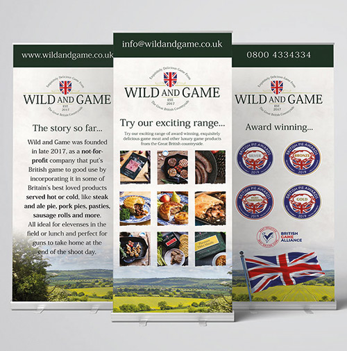 Wild And Game Roller Banners