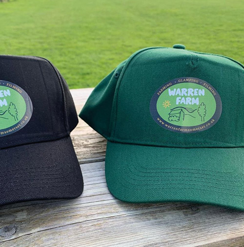 Warren Farm logo caps