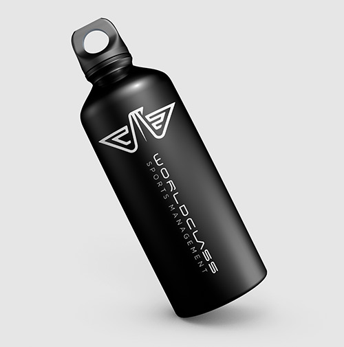 sports Logo design on bottle