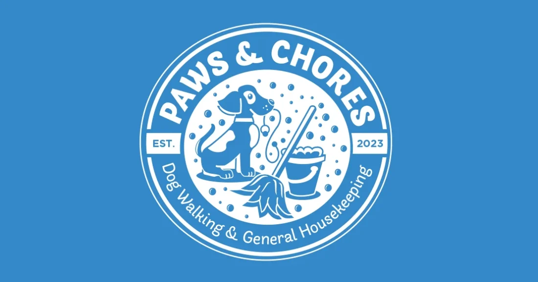 Paws & Chores Logo design